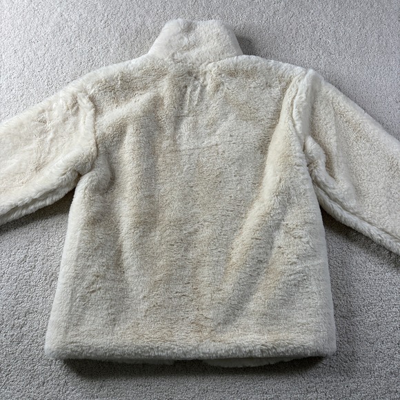Patagonia Lunar Frost Jacket Girls' Size XL (14) Ivory Cream 68595 Fleece Zip - Picture 16 of 16